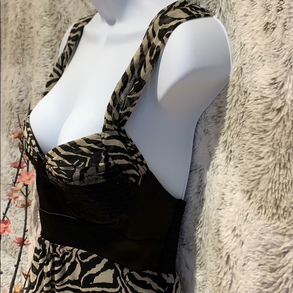 Zebra Print Dress by Guess - Picture 3 of 11